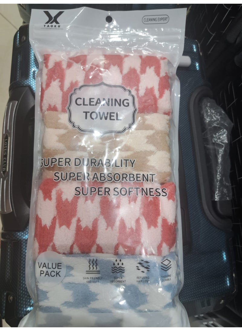 Cleaning Towel Ultra-Soft Super Absorbent  – Durable Multi-Purpose Household Cleaning kitchen - Image 4